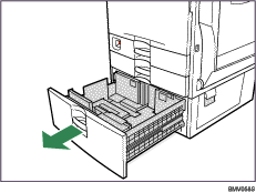 Paper feed unit illustration