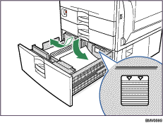 Paper feed unit illustration