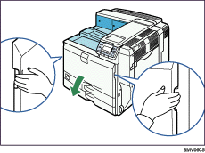 ricoh aficio mp c2500 how to use laser unit cleaning rod