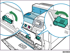 Photo conductor unit illustration