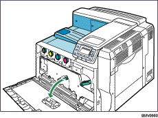 Photo conductor unit illustration