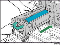 Photo conductor unit illustration