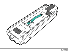 Waste toner bottle illustration