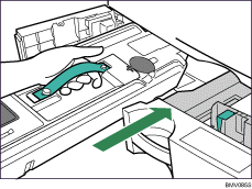 Waste toner bottle illustration