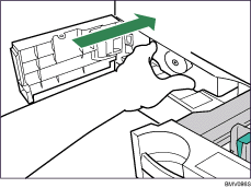 Waste toner bottle illustration