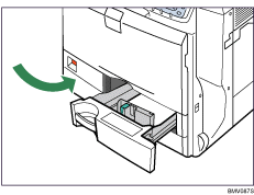 Paper tray illustration