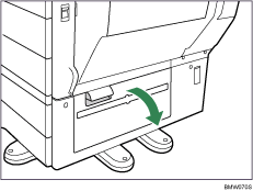 Paper feed unit illustration