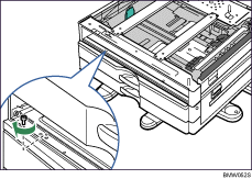 Paper feed unit illustration