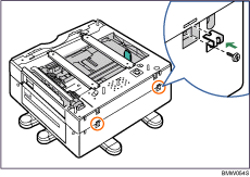 Paper feed unit illustration