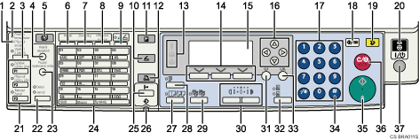 Na tomto obr&aacute;zku je ovl&aacute;dac&iacute; panel za�&iacute;zen&iacute;.