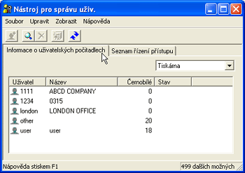 Obrázek obrazovky aplikace