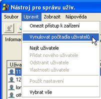 Obrázek obrazovky aplikace