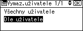 Obrázek displeje ovládacího panelu