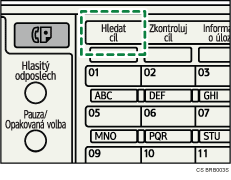 Obr&aacute;zek displeje ovl&aacute;dac&iacute;ho panelu