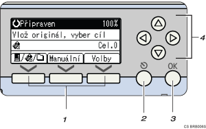 Ilustrace tla�&iacute;tka zjednodu�en&eacute;ho displeje