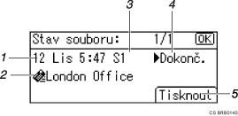 �&iacute;slovan&aacute; ilustrace obrazovky ovl&aacute;dac&iacute;ho panelu