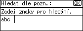 Obr&aacute;zek displeje ovl&aacute;dac&iacute;ho panelu