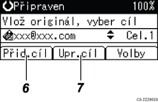 �&iacute;slovan&aacute; ilustrace obrazovky ovl&aacute;dac&iacute;ho panelu