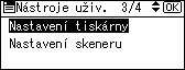 Obr&aacute;zek displeje ovl&aacute;dac&iacute;ho panelu