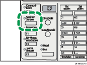 Abbildung Anzeige Speichersenden