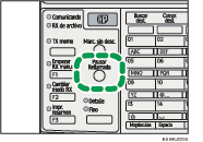 Ilustraci&oacute;n de la tecla Pausa/Rellamada