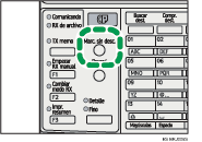 Ilustraci&oacute;n de la tecla Marcaci&oacute;n sin descolgar