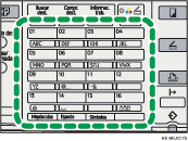 Ilustraci&oacute;n de la tecla Memoria de tel&eacute;fonos