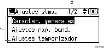 ilustraci&oacute;n del panel de operaciones (ilustraci&oacute;n con leyenda numerada)