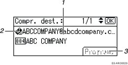 Ilustraci&oacute;n de leyenda numerada de la pantalla del panel de operaciones