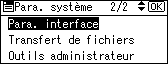 Illustration de l&apos;écran LCD