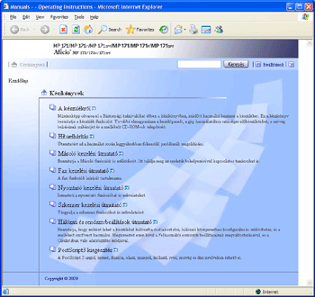 Ábra a webböngésző képernyőjéről