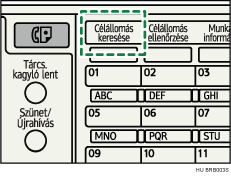 Kezelőpanel képernyője