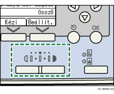 Kezelőpanel képernyője