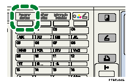 Ilustração da tecla Procurar destino