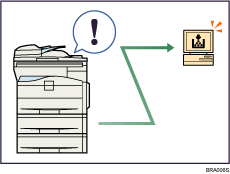 Иллюстрация наблюдения за состоянием аппарата с помощью компьютера