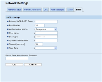 ricoh aficio mp c2500 scan to gmail settings