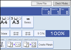 Operation panel screen illustration