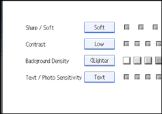 Operation panel screen illustration