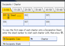 Operation panel screen illustration