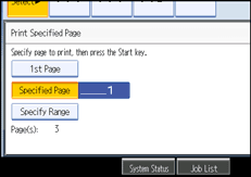 Operation panel screen illustration
