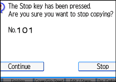 Operation panel screen illustration