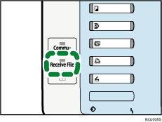 Receive File indicator illustration