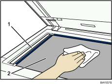 Exposure glass illustration numbered callout illustration