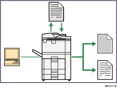 Illustration of preventing an unauthorized copy