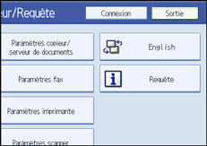 Operation panel screen illustration