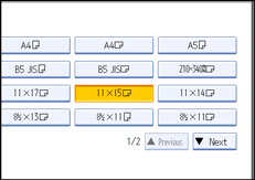 Operation panel screen illustration