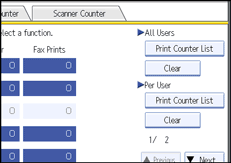 Operation panel screen illustration
