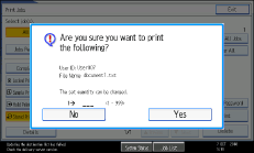 Operation panel screen illustration