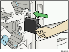 Punch waste box illustration