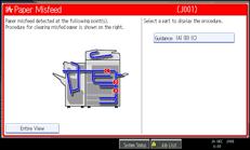 Operation panel screen illustration